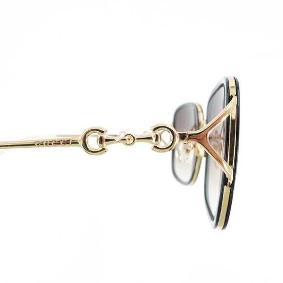 Gucci GG1016 Square Sunglasses Black Brown OS - Picture 6 of 16